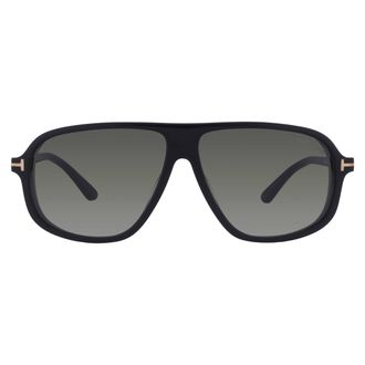 Tom Ford Guillaume Smoke Gradient Navigator Mens Sunglasses FT1208 01B 61