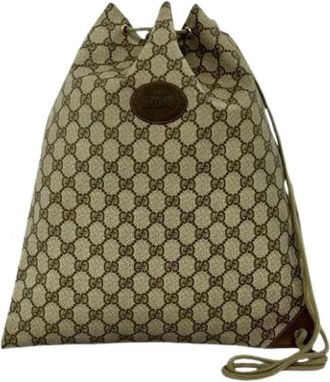 Gucci Pre-owned Bucket Bags, female, Brown, Size: ONE SIZE Pre-owned Vintage Bucket Bag