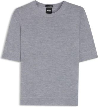 BOSS Knit sweater in wool