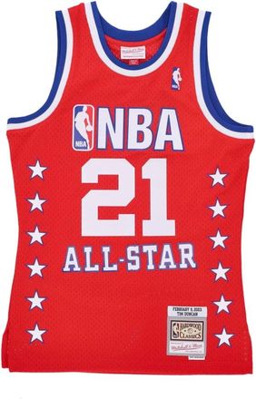 Mitchell & Ness Sportswear, male, Red, Size: S NBA Swingman Jersey Tim Duncan