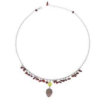 Orphelia Womens 925 Sterling Silver Necklace - ZK-2587 - One Size