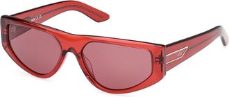 GCDS GD0055 66S Womens Sunglasses Red Size 56
