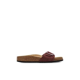 Birkenstock Madrid Cushion Buckle Suede - Dames - Sandalen - Roze - 41 EU - Leer - Schoenen
