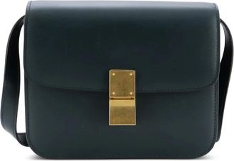 Celine Classic Box Bag Smooth Leather Teen shoulder bag - Groen