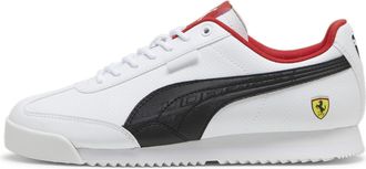 Puma Mens Ferrari Roma Via Sneaker, White/Black, 8 UK