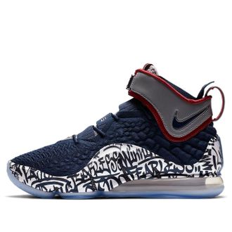 Nike LeBron 17 EP LeBron 4 Cold Blue Graffiti CT6052-400