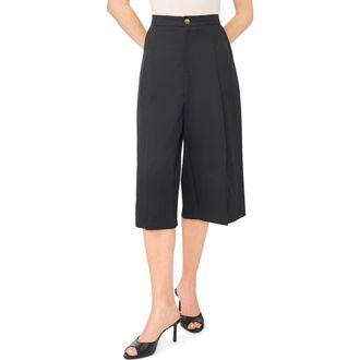 Ted Baker High Waist Wide Leg Culottes in Black at Nordstrom Rack, Size 12