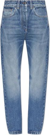 Versace Straight-leg jeans - Dames - Loose Fit Jeans - Blauw - W26 - Katoen - Jeans