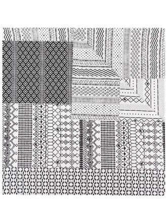 Gabriele Pasini Sciarpa con stampa - Bianco