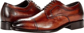 Johnston & Murphy Ellsworth Cap Toe Mens Shoes Brown : 10.5 M, Leather