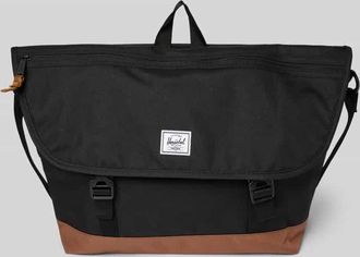 Herschel Tasche mit Label-Patch Modell Cove Messenger in Black, Gr&ouml;&szlig;e 1