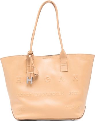 Hogan Small Leather Tote Bag