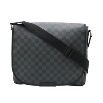 Louis Vuitton Pre-owned Damier Graphite Daniel MM Messenger Bag - Dames - Pre-owned - Grijs - Maat: ONE Size