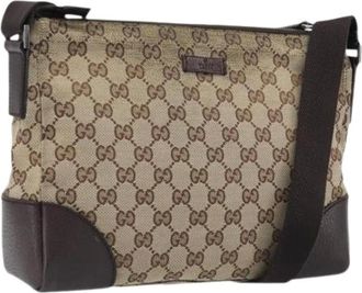 Gucci Pre-owned Borsa a Spalla Vintage GG Canvas - - Pre-owned - Donna - Beige - ONE SIZE