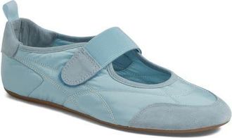 Django & Juliette Britas Flat Mary Jane in Steel Leather at Nordstrom, Size 40