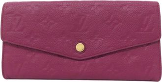 Louis Vuitton Empreinte Purple Monogram Empreinte Long Wallet (Bi-Fold) (Pre-Owned)