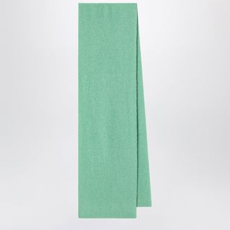 Le Bonnet Scarf in wool and Caregora in Jade
