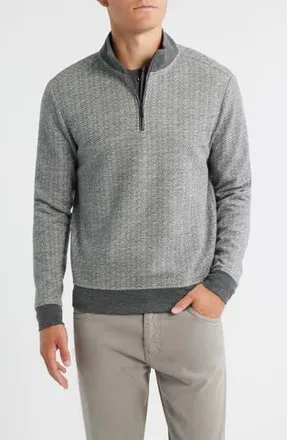 Robert Barakett Cedro Quarter Zip Pullover in Grey at Nordstrom Rack, Size Large