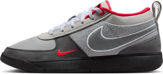Nike Mens Book 1 Solar Red Basketball Shoes in Grey | IR0838-001