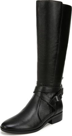 Naturalizer Womens Naturalizer Rena J2427L1004 Black Leather Riding Boots HAWK2488