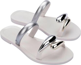 Melissa Eden Slide Sandal in White at Nordstrom, Size 10
