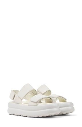 Camper Pelotas Flota Platform Sandal in White Natural at Nordstrom, Size 36