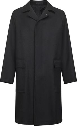 Tagliatore Loyd Coat - Heren - Mantel - Zwart - M - Wol - Jassen