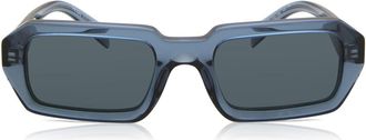 Prada PR A12S 19O70B Womens Sunglasses Blue Size 52