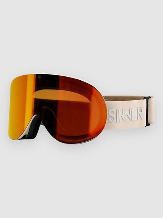 Sinner Taur Matte Light Grey Goggle trans+