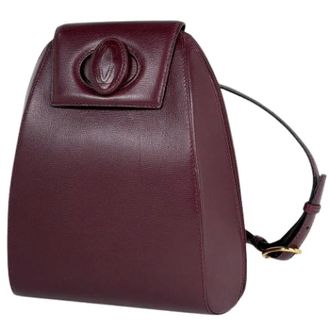 Cartier Pre-owned Backpacks, female, Red, Size: ONE SIZE Pre-owned Must Backpack