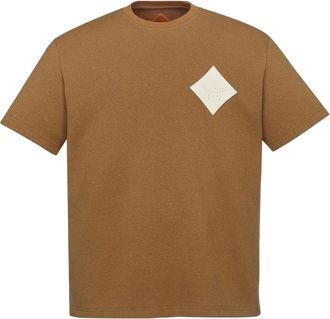 MCM T-shirt con applicazione logo - Marrone