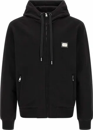 Dolce & Gabbana Logo Plaque Hoodie