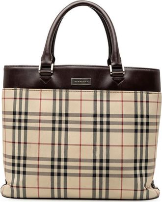 Burberry Pre-owned Burberry House Check Canvas Tote Ladies YBUFW5EIZH2EQ9K2