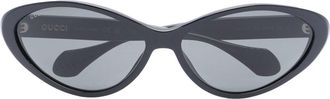 Gucci Black Cat Eye Sunglasses - Womens - Acetate
