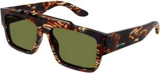 Gucci Authentieke Stijlvolle Brillen van Premium Kwaliteit - unisex - Accessoires - Bruin - Maat: 56 MM