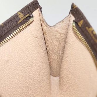 Louis Vuitton Pre-owned Clutches, female, Brown, Size: ONE SIZE Pre-owned Canvas Pouch