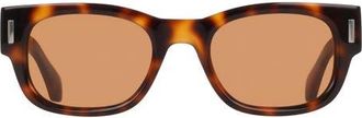 Ferragamo 51mm Modified Rectangular Sunglasses in Tortoise at Nordstrom