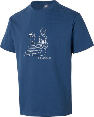 New Balance x Noritake Graphic T-Shirt Asia Sizing Navy AMT42337-NYY