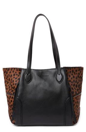 Aimee Kestenberg Genuine Calf Hair Detail Chelsea Tote in Honey Cheetah Hairca at Nordstrom Rack