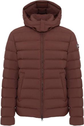 Colmar Bordeaux Donsjas met Afneembare Capuchon - Heren - Gewatteerde jassen - Rood - L - Jassen
