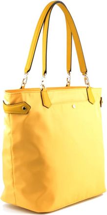 Pourchet Kleine Schoudertas - Dames - Shoppers - Geel - ONE Size - Nylon - Tassen