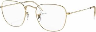 Ray-Ban Womens Rb3857V 3086 Frank Optics Metal Eyeglass Frame In Polished Gold