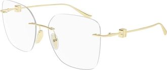 Balenciaga Brillen - Dames - Brillen - Geel - 58 MM - Accessoires