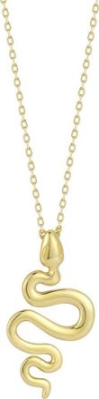 Ember Fine Jewelry 14K Gold Snake Pendant Necklace at Nordstrom Rack
