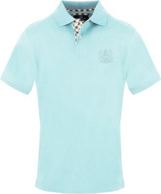 Aquascutum Heren Poloshirt met Kraag (Licht Blauw)