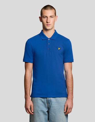 Lyle & Scott Lyle And Scott Mens Cotton Polo Shirt - Blue - Size: 44