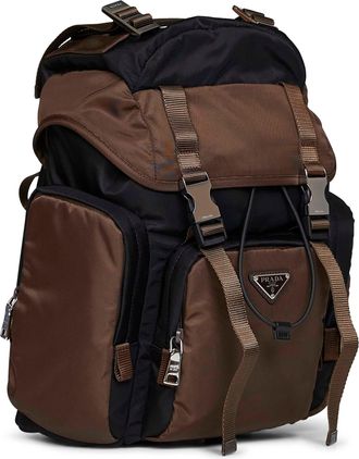 Prada Mens Backpack Re-Nylon Black-Burnt Recycled Polyamide Backpacks