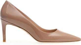 Stuart Weitzman Nude lakleren pumps - Dames - Pumps - Roze - 36 EU - Leer - Schoenen
