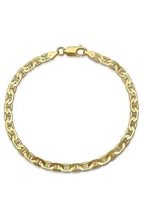 HMY Jewelry Mens Thin Mariner Chain Bracelet in Gold at Nordstrom Rack