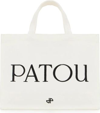 Patou Schoudertassen - Dames - Shoppers - Wit - ONE Size - Katoen - Tassen